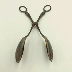 Sheffield Silver Plated Serving Spoon Salad Tongs